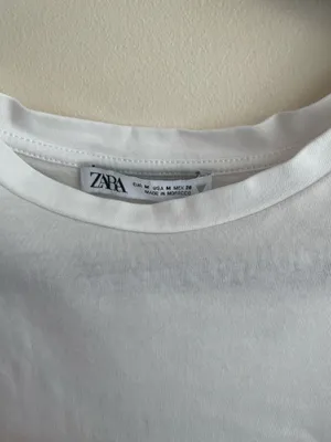 Zara White Ruffle Sleeve Cropped Top - Women thumbnail 3