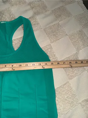 Fabletics‎ Women’s Sleeveless Racerback Tank Top - Teal thumbnail 2