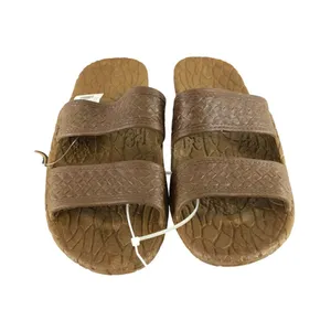 Pali Womens Sandals Slides Rubber Textured Brown Size 5 thumbnail 2