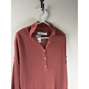 NEW Free People Beach XS Sweater Mini Dress Canyon Sunset Knit Lagenlook Boho thumbnail 4