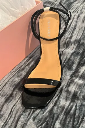 Black Patent Strappy Heels Size 7 By Lisa Vicky thumbnail 2