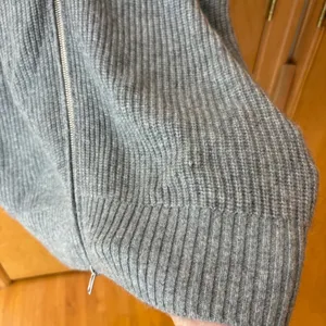 Quince Fisherman Sweater Women XL Grey Mongolian Cashmere Full Zip STIEC01 thumbnail 7