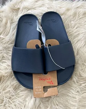 NWT Archies Navy Blue Arch Support Slides Sandals Size US Mens 8 Womens 9 thumbnail 1