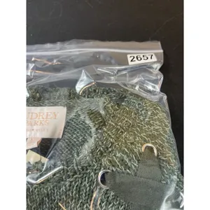 Audrey Parks Francesca’s Sweater Womens M Heathered Green Lace Up Knit Boho NWT thumbnail 13