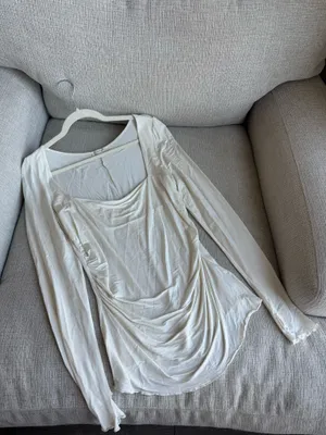 Free People Lightweight ruched sides longsleeve thumbnail 2