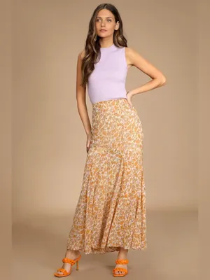 Free people Lilith Printed Maxi Skirt thumbnail 7