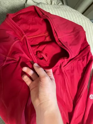 Red Lululemon leggings  thumbnail 2