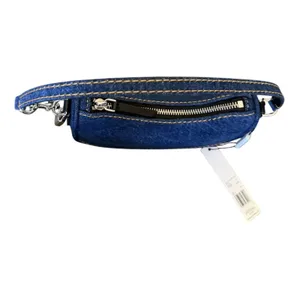 NWT Marc Jacobs Mini Drifter Denim Baguette Convertible Shoulder Bag Blue Y2K thumbnail 9