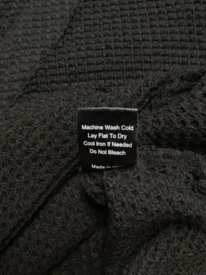 POL Black waffle knit v-neck size Small thumbnail 9