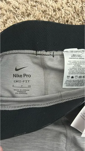 Nike Pro Shorts Spandex Grey thumbnail 6