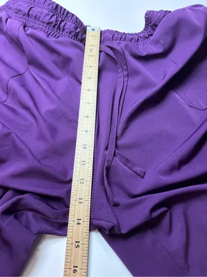 Healing Hands HH Works Women’s Renee Jogger Purple Scrub Pants EUC Size 2X thumbnail 8