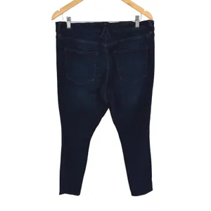 Good American Jeans Dark Wash Denim 15 Curvy‎ Fit Skinny Leg Scandi Girl Stretch thumbnail 3