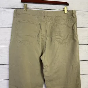 Tommy Bahama Women's Classic Khaki Corduroy Straight Pants Waist‎ Size 36 Casual thumbnail 5