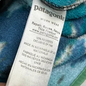 Patagonia Synchilla Snap-T Fleece‎ Pullover Trout Tales Elwha Pattern Large thumbnail 5