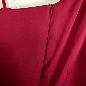 MAC DUGGAL One-Shouder Bow Satin Midi A-Line Dress in Deep Red Size US 8 thumbnail 8