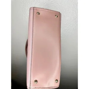 Gramercy & Grand Satchel Bag Womens Medium Pink Faux Leather Vegan Zip Purse thumbnail 7