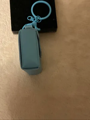 Sky Blue Mini Purse Key & Card Holder with Gold Snap thumbnail 2