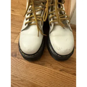 Dr. DOC Martens Jadon Boots -side‎ zip white Platform Shoe - Size 36 Womens 5 thumbnail 2