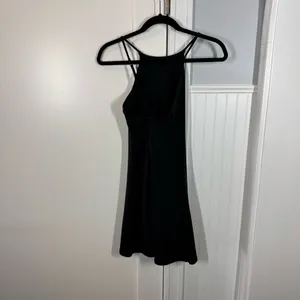 Girlfriend Collective The Naomi Workout Dress built in‎ Shorts Black Medium thumbnail 5