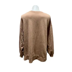 Z Supply Women's Beige Long Sleeve Crew Neck T-Shirt Size S thumbnail 2