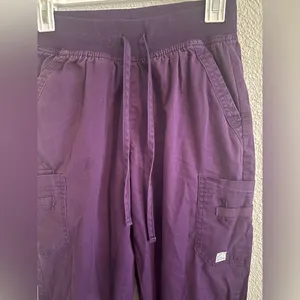 Purple Women's Scrub Pants thumbnail 2