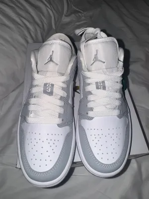Jordan Nike Air  1 Wolf Gray thumbnail 8