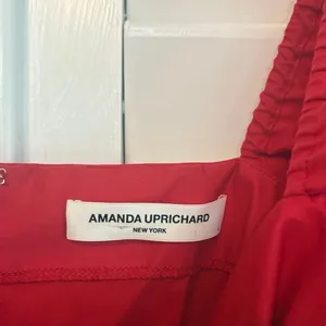 Amanda‎ Uprichard Red Ruched Dress Size Large thumbnail 7