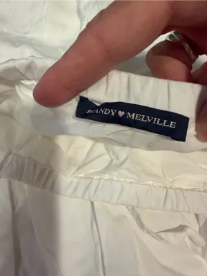 Brandy Melville White Tiered Maxi Skirt thumbnail 2