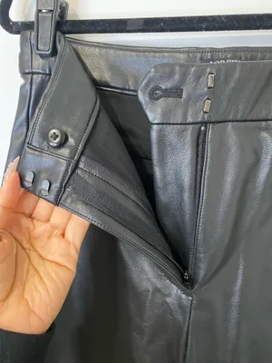 J.Crew Kate Straight Leather Leg Faux Pants 8 thumbnail 8
