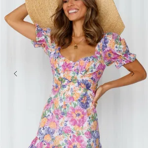 Hello Molly Multicolor Floral Midi Dress thumbnail 1