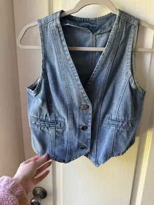 Denim vest Blue thumbnail 2