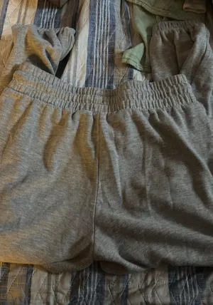 Snoopy Racing Sweatpants Gray Size M thumbnail 2