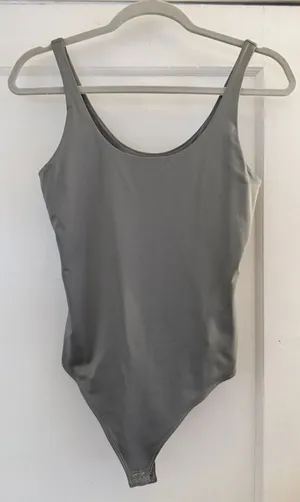 Abercrombie Sage Green Bodysuit thumbnail 1