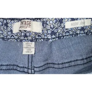 Vintage America Boho Southwestern Embroidered Jeans Women's 12 Hippie Aztec thumbnail 6