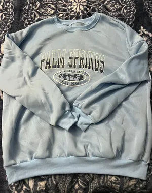 Palm Springs sweatshirt Blue Size M thumbnail 1
