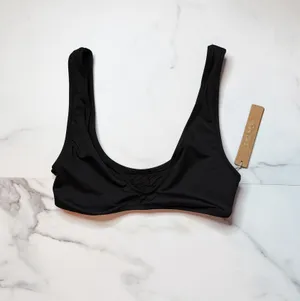 NWT Skims Signature Swim Plunge Bikini Top thumbnail 2