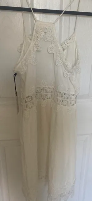 Saylor Crochet Lace Dress thumbnail 4