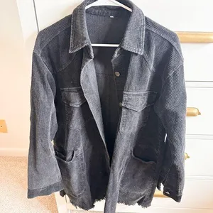 Unbranded corduroy shacked Black thumbnail 1