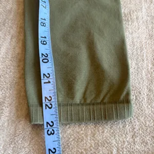 Free People Movement Good Karma Leggings Womens S/M‎ Sage Green High Rise Ribbed thumbnail 7