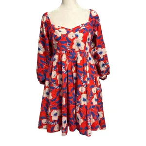 Hutch Anthropologie Size L Floral Printed Mini Dress thumbnail 3