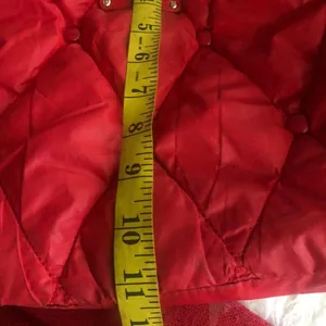 Kate Spade Coney Island Red Quilted Tufted Puffer Argyle Nylon Shoulder Hand Bag Purse Large Tote Zipper Closure thumbnail 6