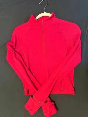 Lululemon It’s Rulu Ribbed Cropped Half-Zip thumbnail 2