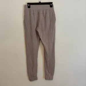 Danskin XS Tan‎ Two Piece Travel Lounge Scuba Collar Jacket Joggers Athleisure thumbnail 4