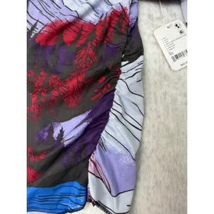 Free People Movement Rocky Ridge Twilight‎ Top XS Multi Color Ruched Long Sleeve thumbnail 6