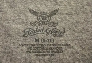 Faded Glory Light Gray Shirt thumbnail 2