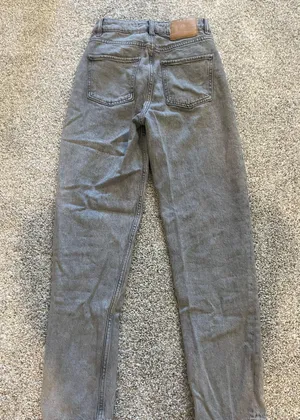 ZARA High Rise TRF Straight Leg Jeans thumbnail 4