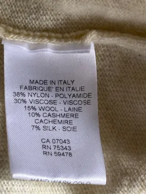Bianco & Blu Lightweight Cashmere Silk Italian Cardigan thumbnail 4