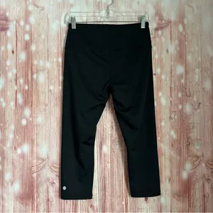Z By Zella Black Cropped Mid Rise Athletic Leggings Size M thumbnail 6