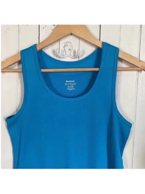 Reebok Athletic Tank Top Blue Size L thumbnail 4
