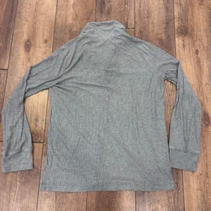 Skims Heather Gray Ribbed Modal Blend Long Sleeve Soft Lounge Sleep Top Size S thumbnail 7